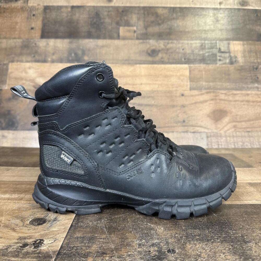 5.11 XPRT 3.0 Waterproof 6" Boots Size 9 USM Black Tactical Military Hiking